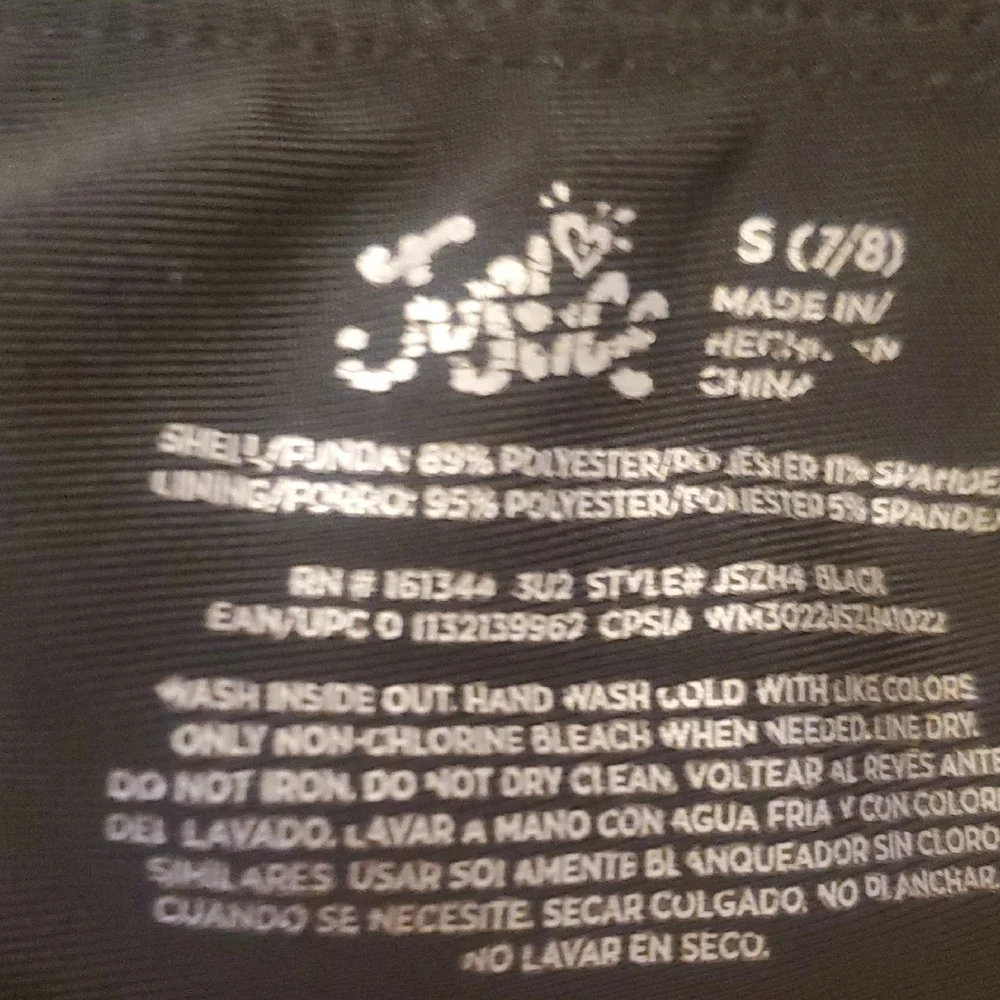 5 For 25$ Justice Shimmering‎ Athletic Shorts Youth Size Small 7/8 Black